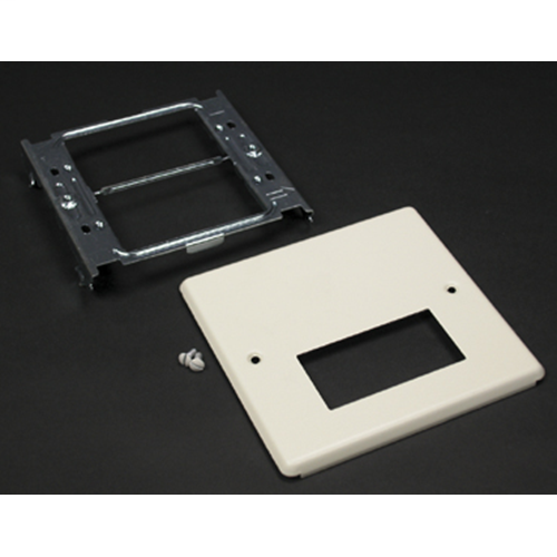 Wiremold G4047RX 4-3/4 x 5-1/8 Inch Gray Steel Multiple Channel Raceway 2-Gang Cover Single Rectangular Opening Wiremold G4047RX 4-3/4 x 5-1/8 Inch Gray Steel Multiple Channel Raceway 2-Gang Cover Single Rectangular Opening