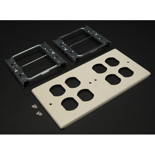 4047 Four-Gang Cover Four Duplex Openings