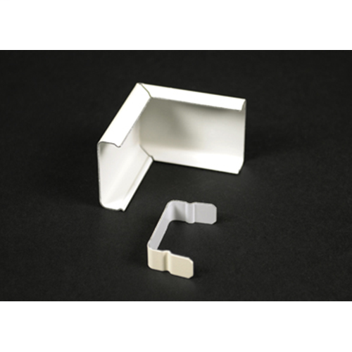 Wiremold V2018C 1-7/8 Inch Ivory Steel External 1-Channel Elbow Cover Wiremold V2018C 1-7/8 Inch Ivory Steel External 1-Channel Elbow Cover