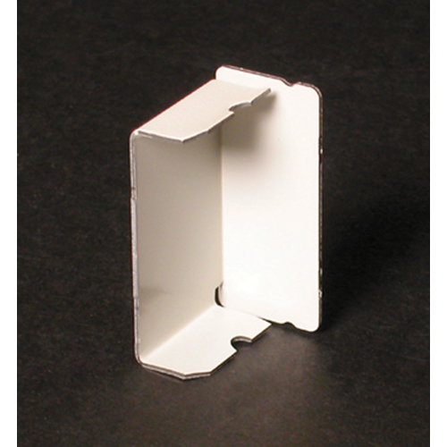 Wiremold V2410B 1-3/16" Ivory Steel 2-Channel Raceway Blank End Wiremold V2410B 1-3/16" Ivory Steel 2-Channel Raceway Blank End
