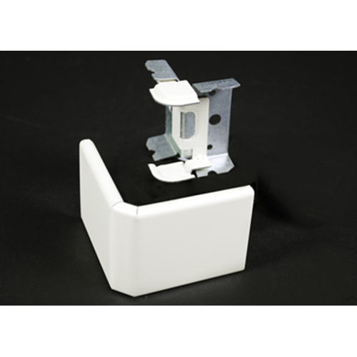 Wiremold V2418M 3 Inch Ivory Steel 2-Channel Raceway External Elbow Wiremold V2418M 3 Inch Ivory Steel 2-Channel Raceway External Elbow
