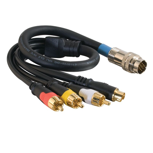 3ft RapidRun® S-Video + Composite Video + Stereo Audio Flying Lead