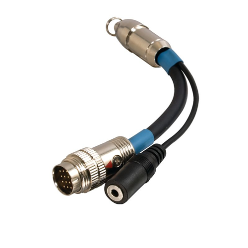 6in RapidRun® 3.5mm Audio Breakout Adapter Cable - Source