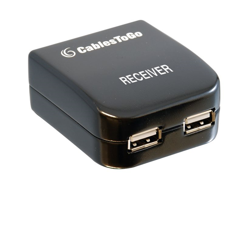 2-Port USB 1.1 Over Cat5 Superbooster Extender Dongle Receiver