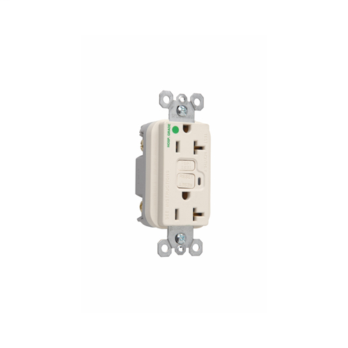 Pass & Seymour 2095-HGLA 20 Amp 125 VAC 2-Pole 3-Wire NEMA 5-20R Light Almond Thermoplastic Duplex Decorator GFCI Receptacle Pass & Seymour 2095-HGLA 20 Amp 125 VAC 2-Pole 3-Wire NEMA 5-20R Light Almond Thermoplastic Duplex Decorator GFCI Receptacle