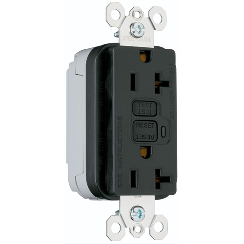 P&S PT2095-BK 20A 120V GFCI RCPT P&S PT2095-BK 20A 120V GFCI RCPT
