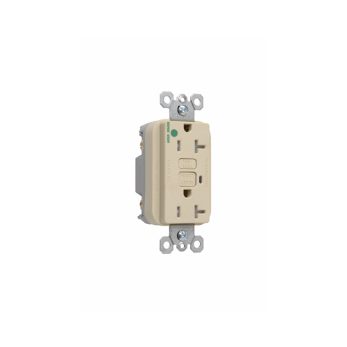 Product image for P&S 2095-HGTRNAI 20A 125V GFCI RCPT
