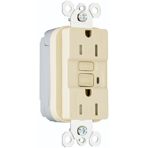 P&S PT1595-TRI 15A 125V GFCI RCPT P&S PT1595-TRI 15A 125V GFCI RCPT
