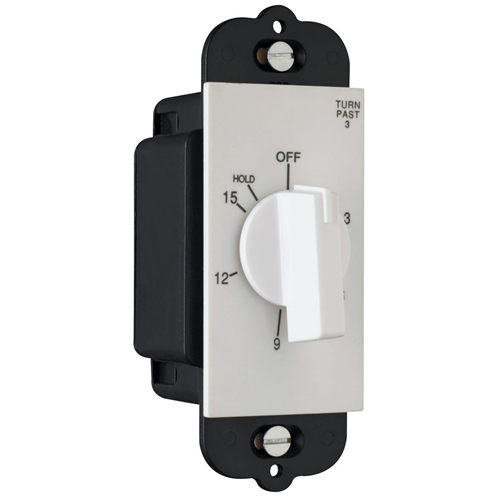 Wall Box Decorator RotaryTimer, White