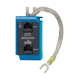 19.8 Volt DC, Pole, Wire, Communication Module Surge Protective Device, Ethernet PLC Port & Cat3 Networks, Surface & DIN-Rail Mounted, RJ-45 Wired, in a NEMA 1 Enclosure
