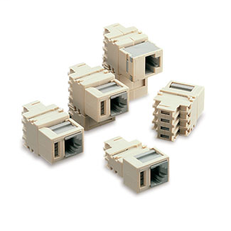 4-Position Modular Adapter, Converts Four Contacts Into A 6-Position, 4-Conductor Modular Jack, (Tap -4)
