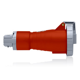30 Amp, 480 Volt 3-Phase, 3P, 4W, North American Pin & Sleeve Connector, Industrial Grade, IP67, Watertight - RED