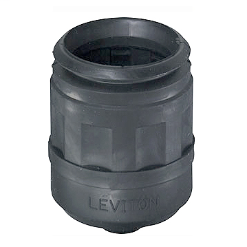 Boot for Locking Plug, 15 Amp, Weather-Resistant - BLACK