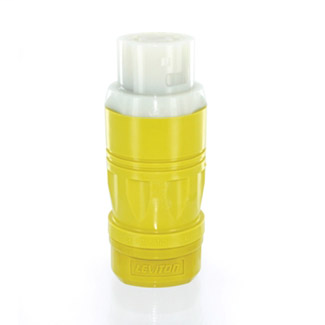 Leviton's Black & White 50 Amp, Non-NEMA line of industrial grade locking blade devices feature rugged construction that resists impact, sunlight, chemicals and rough use. All contacts and blades are solid one-piece construction for superior conductivity.