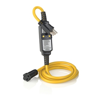 15-Amp, 120-Volt, 6 Ft Cord Set, Straight Blade, Automatic Reset GFCI Device