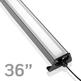 Industrial LED Linear, Ordinary Location, Cool White, 1362 Lumens, Wide Beam Distribution Pattern, Anti-Glare Lens, 36"