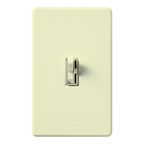 Product image for Lutron Electronics AY-603P-AL 600 W 120 Volt Almond 1-Pole/3-Way Incandescent/Halogen Preset Dimmer