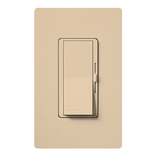 Product image for Lutron Electronics DVSC-600P-DS 600 W 120 Volt Desert Stone 1-Pole Incandescent Paddle Switch Preset Dimmer
