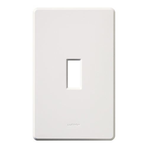 Fassada, Gloss, Single-gang wallplate in white