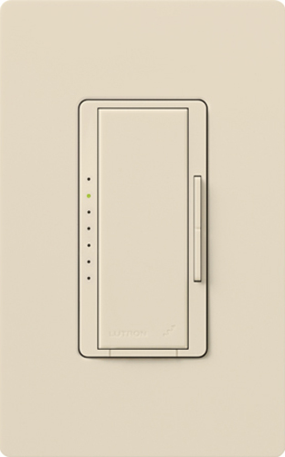 Lutron MRF2-600M-LA 600 W 120 Volt Light Almond 1-Pole/Multi-Location Digital Fade Wireless Wall Dimmer Lutron MRF2-600M-LA 600 W 120 Volt Light Almond 1-Pole/Multi-Location Digital Fade Wireless Wall Dimmer
