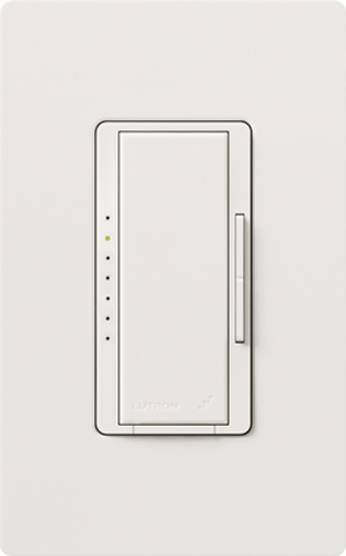 Product image for Lutron MRF2-6ELV-120-WH 600 W 120 Volt White Electronic Low Voltage 1-Pole/Multi-Location Digital Fade Wireless Wall Dimmer