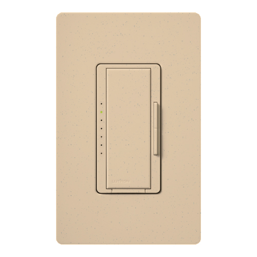 Product image for Lutron Electronics MSC-600M-DS 600 W 120 Volt Desert Stone 1-Pole/Multi-Location Incandescent/Halogen Digital Fade Dimmer
