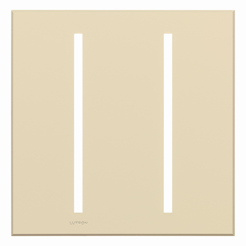 Product image for LUT VTW-2-BE VIERTI 2G WALL PLATE