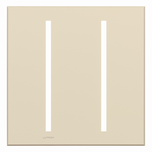 Product image for LUT VTW-2-LA VIERTI 2G WALL PLATE