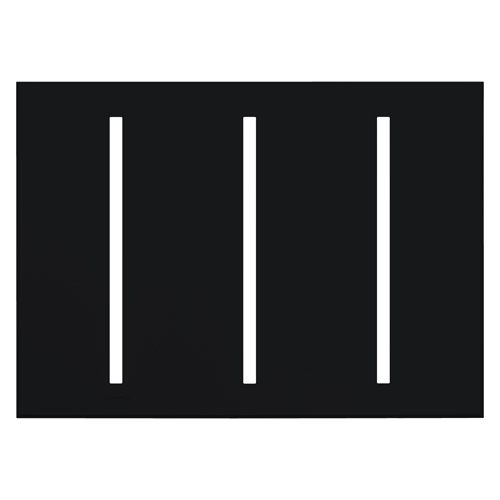 Product image for LUT VTW-3-BL VIERTI 3G WALL PLATE