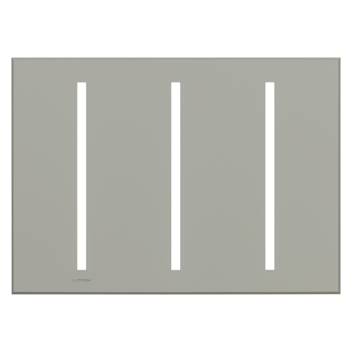 Product image for LUT VTW-3-GR VIERTI 3G WALL PLATE