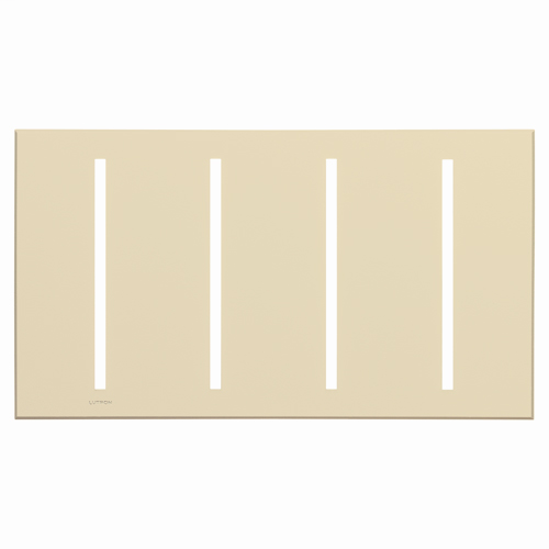 Product image for LUT VTW-4-BE VIERTI FOUR GANG WALLPLATE