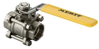 2" 3PC 1000 WOG SOCKET WELD FP SS BALL VALVE
