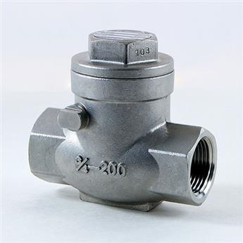 1/4" CLASS 200 SS SWING CHECK VALVE