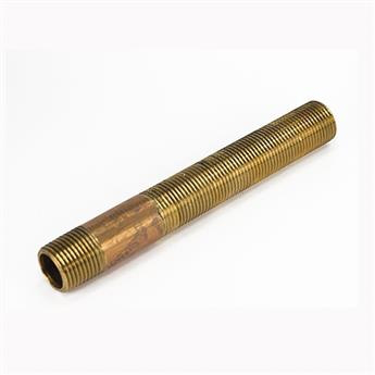 1" X 6" SCH 40 LEAD FREE BRASS TANK NIPPLE