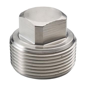 1" 3M/1M# 316/L SS SQUARE HEAD PLUG A182