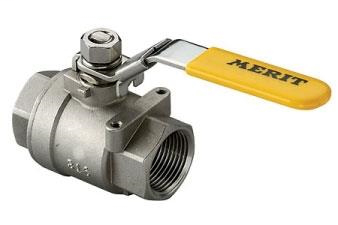 1" 2PC 1000 WOG NPT FP SS BALL VALVE