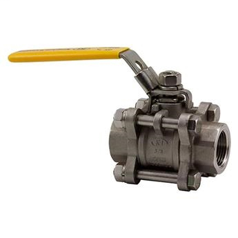 1"T316 3PC 1000 WOG NPT FP SS BALL VALVE