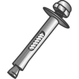 Minerallac 61617 3/8 x 1-7/8 Inch Zinc Plated Steel Medium Duty Hex Nut Sleeve Anchor Minerallac 61617 3/8 x 1-7/8 Inch Zinc Plated Steel Medium Duty Hex Nut Sleeve Anchor