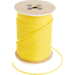 CUL 67812 YELLOW POLY ROPE 1/4X250' CUL 67812 YELLOW POLY ROPE 1/4X250'