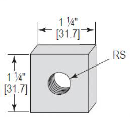 Product image for Minerallac CIN50EG Concrete Insert Nut 1/2"