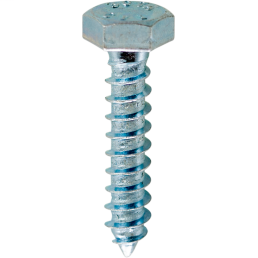Minerallac 57016J 1/4 x 1 Inch Zinc Plated Steel Hex Head Lag Screw Minerallac 57016J 1/4 x 1 Inch Zinc Plated Steel Hex Head Lag Screw