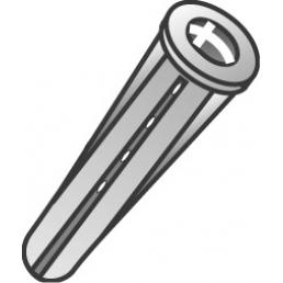 Minerallac 59412J #10/12 Red Plastic Conical Screw Anchor Minerallac 59412J #10/12 Red Plastic Conical Screw Anchor