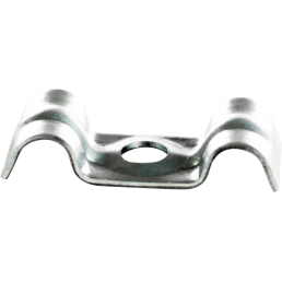 Product image for Minerallac 305 1/2 0D(x2) One-Hole Duplex Jiffy Clip®, Pre-Galvanized