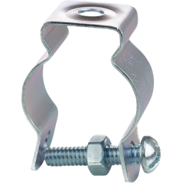 Conduit Hanger, Fits 1/2" EMT or 3/8 to 1/2" Rigid/IMC, Zinc