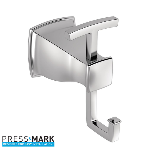 Hensley Chrome double robe hook