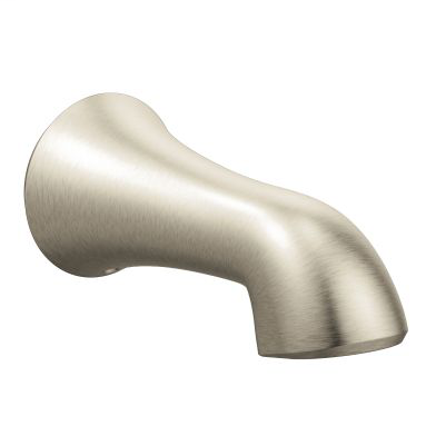 Moen Brushed nickel nondiverter spouts