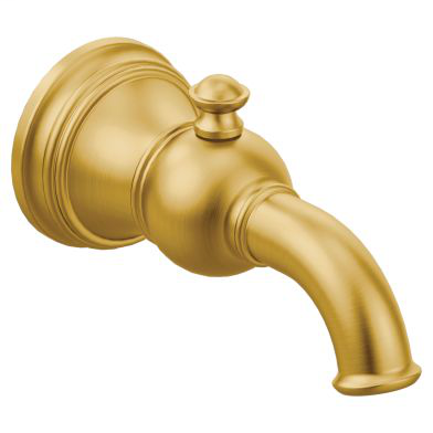 Weymouth Brushed gold diverter spouts