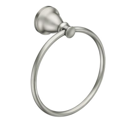 Hilliard Brushed Nickel Towel Ring