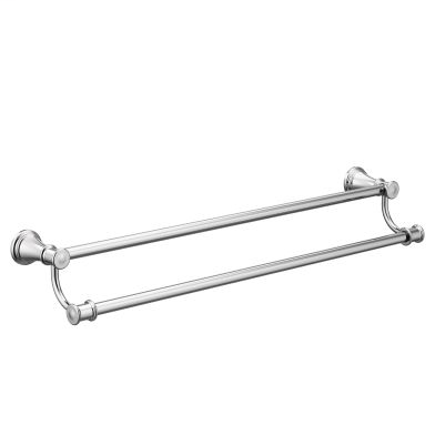 Belfield Chrome 24" double towel bar