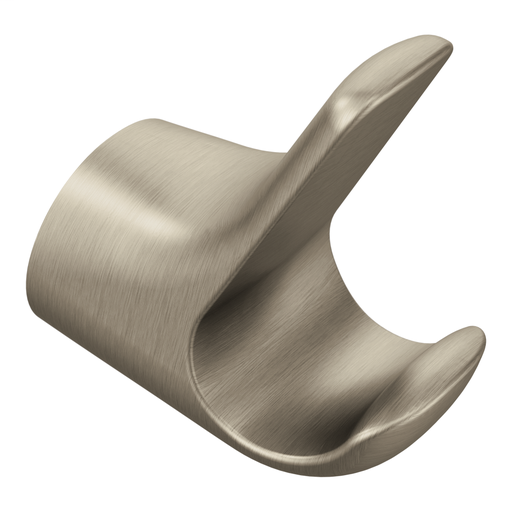 Method Brushed nickel double robe hook